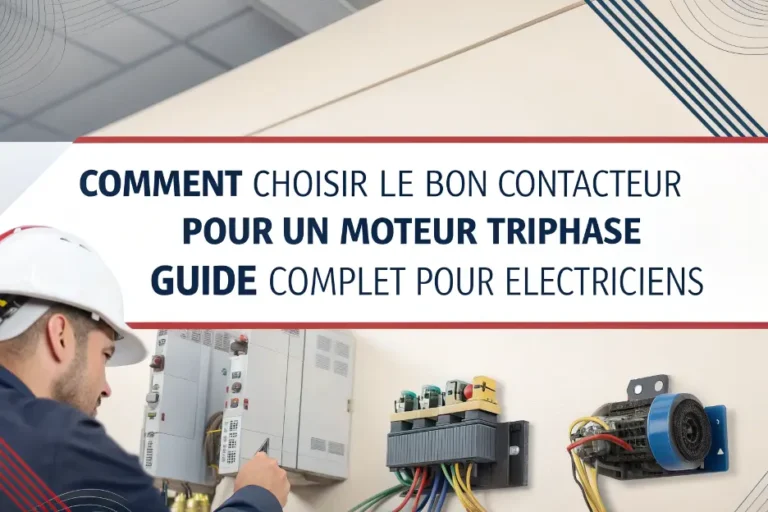 Comment choisir le bon contacteur pour un moteur triphasé – Guide complet pour électricien