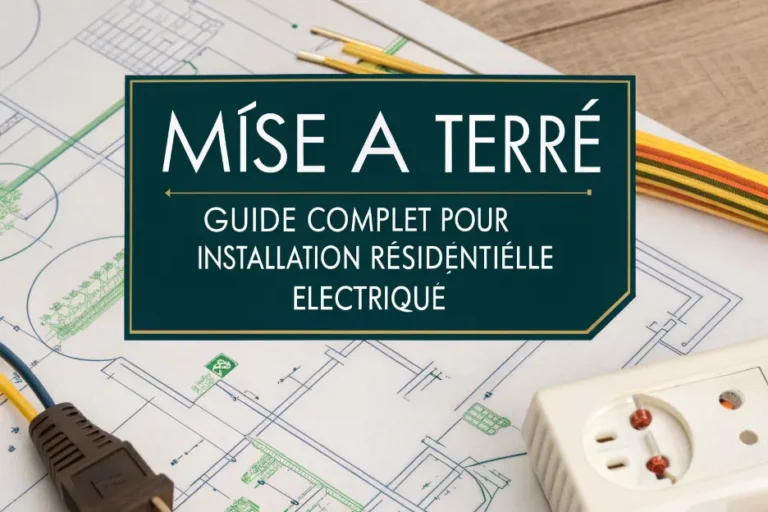 Mise à la Terre : Guide Complet pour Installation Résidentielle