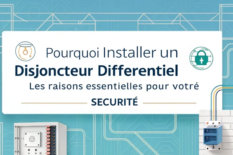 Pourquoi installer un disjoncteur différentiel ? Les raisons essentielles pour votre sécurité