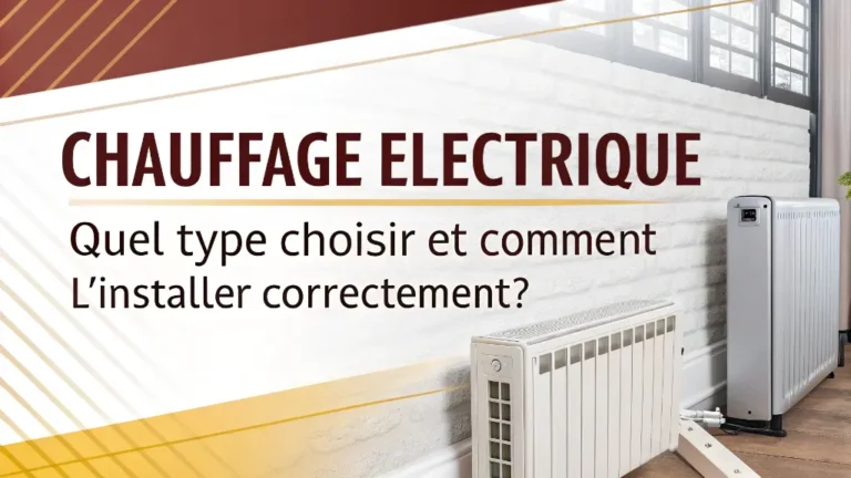 Chauffage électrique : Quel type choisir et comment l’installer correctement ?