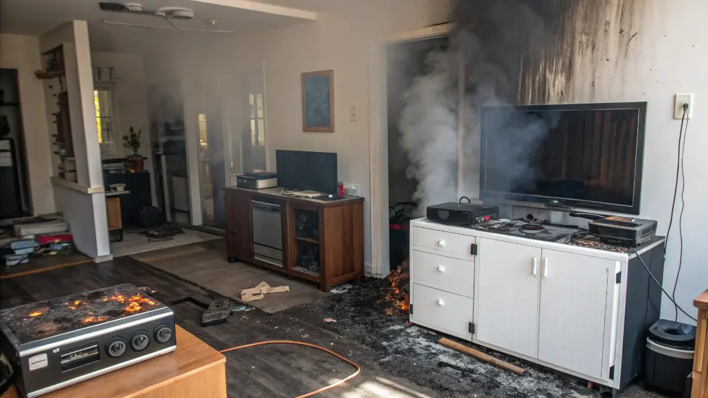 Dégâts foudre équipements électroniques TV ordinateur sans parafoudre