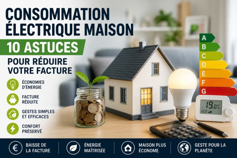 Consommation électrique maison : 10 astuces pour réduire votre facture