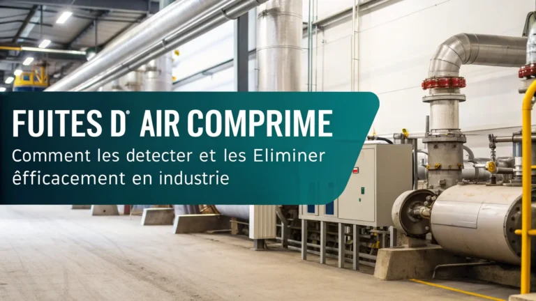Fuites d’air comprimé : comment les détecter et les éliminer efficacement en industrie