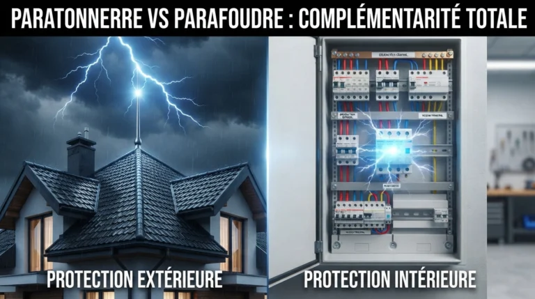 Paratonnerre vs Parafoudre : Comprendre leur complémentarité pour une protection foudre totale